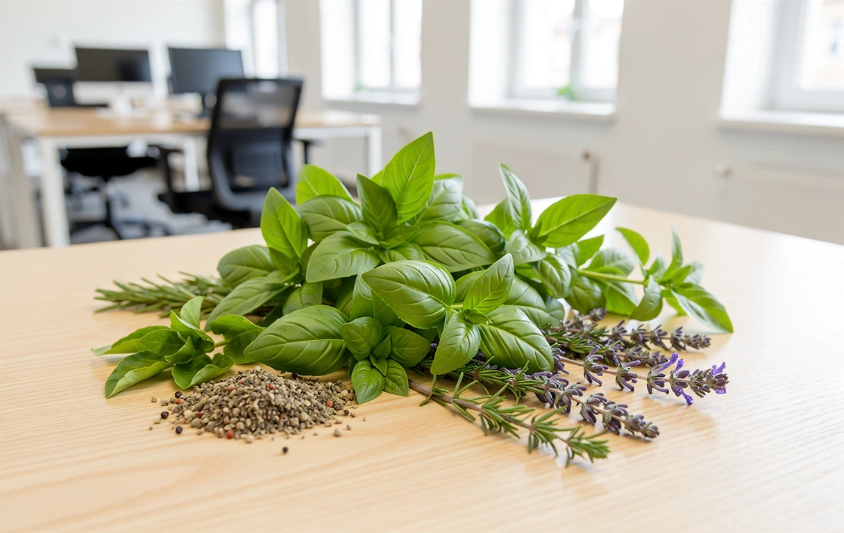 Ingrediente botanice naturale în cadrul biroului Natural Balance Hub