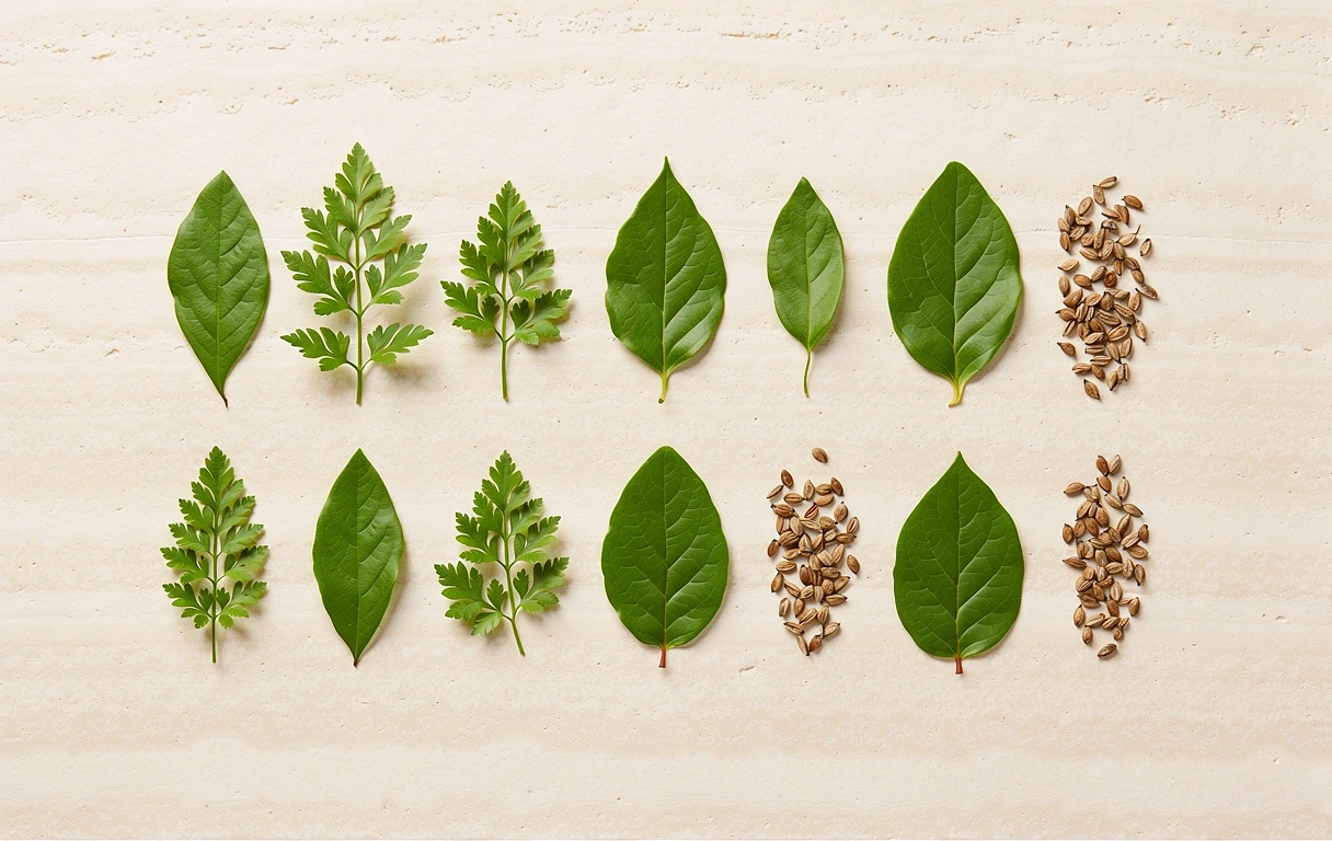 Elemente botanice reprezentând structura și echilibrul